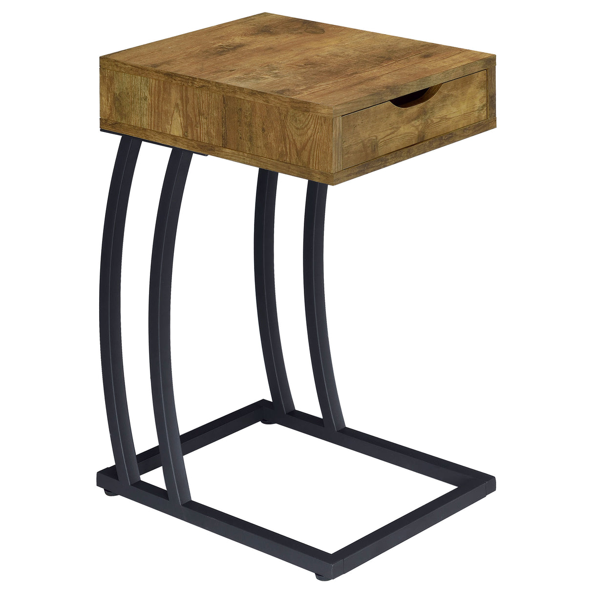 Troy Accent Table With Power Outlet Antique Nutmeg