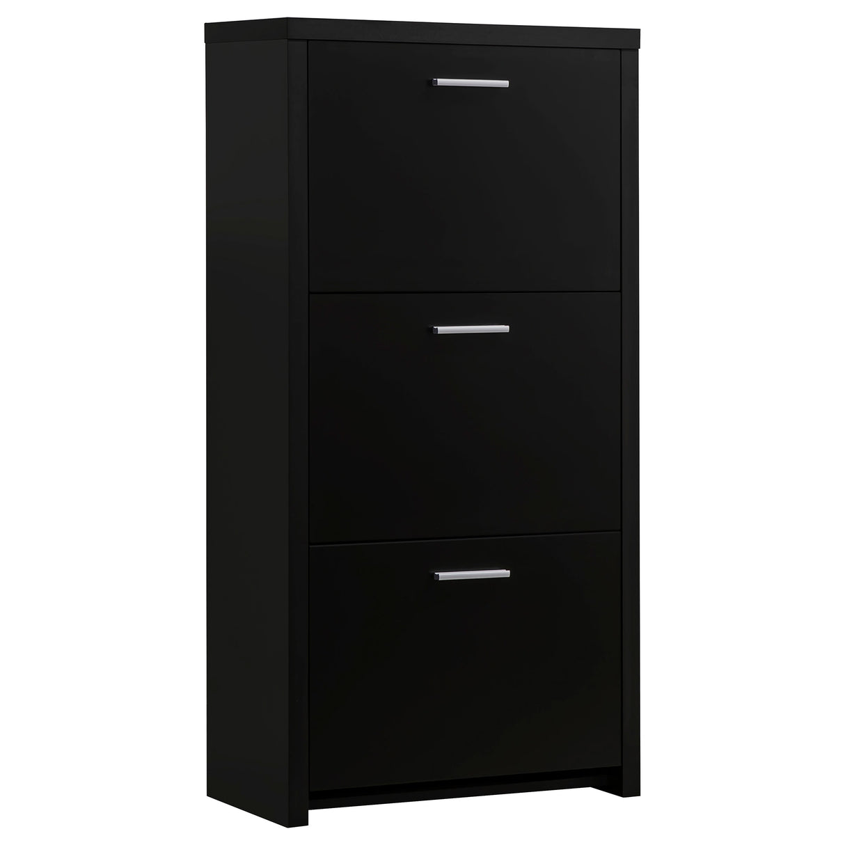 Vivian 3-Drawer Shoe Cabinet Black