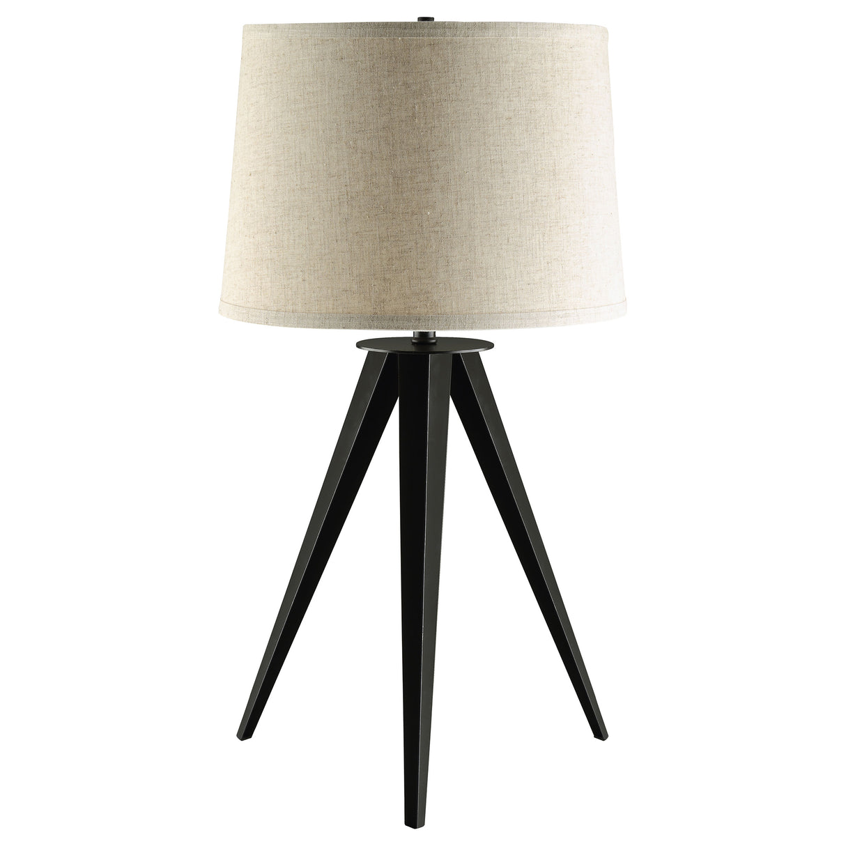 Sabat Tripod Base Table Lamp Black And Light Grey