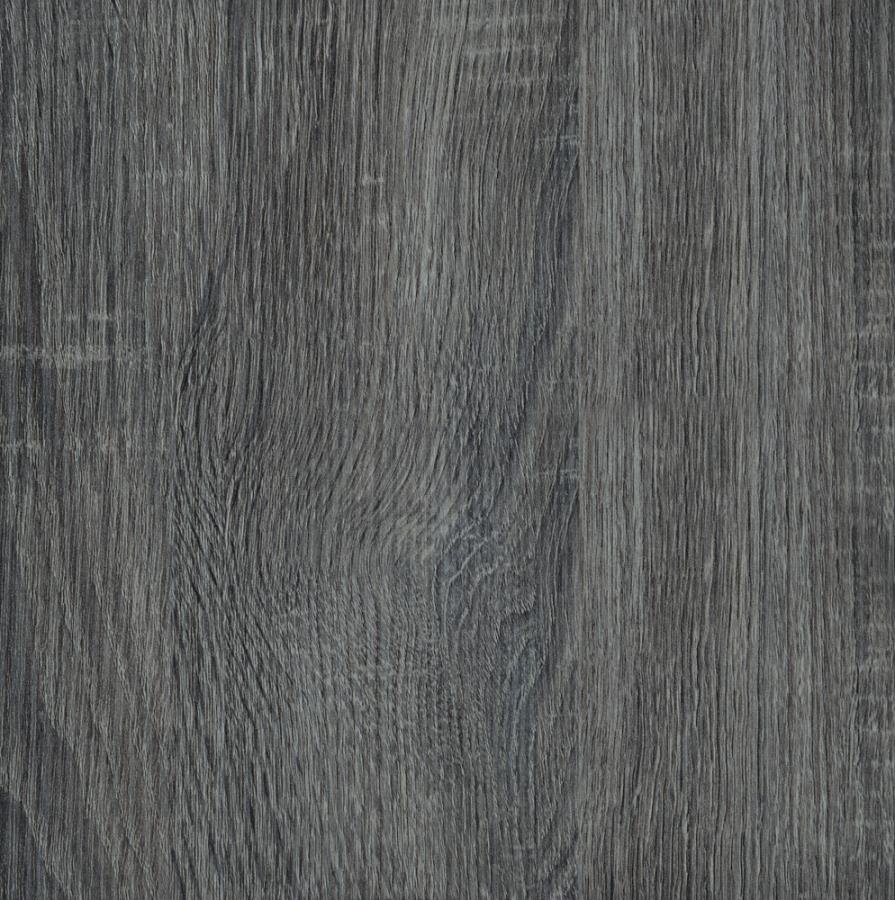 Alison Accent Table Weathered Grey And Clear