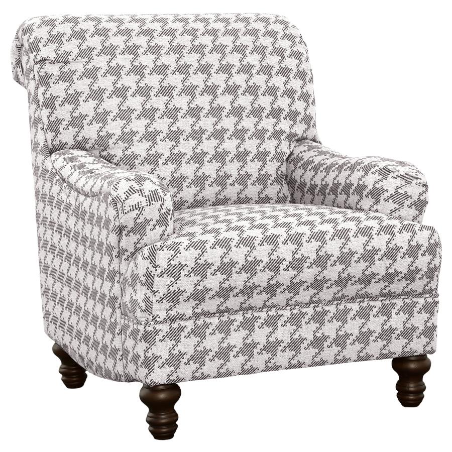 Glenn Upholstered Accent Chair Grey