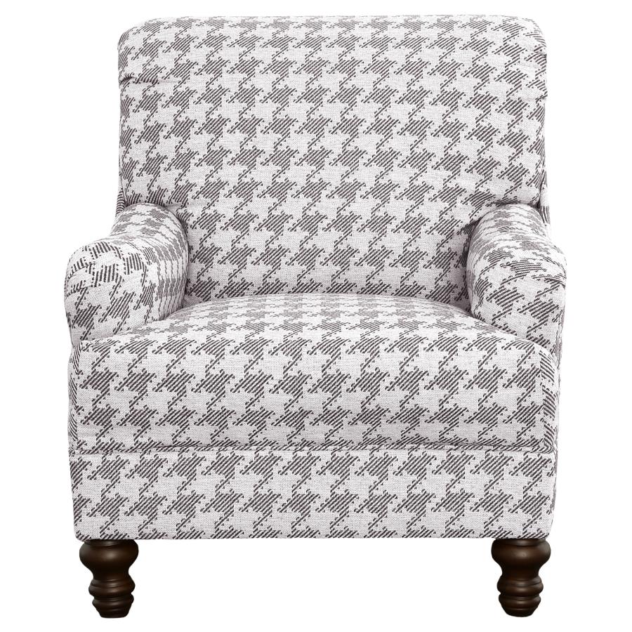 Glenn Upholstered Accent Chair Grey