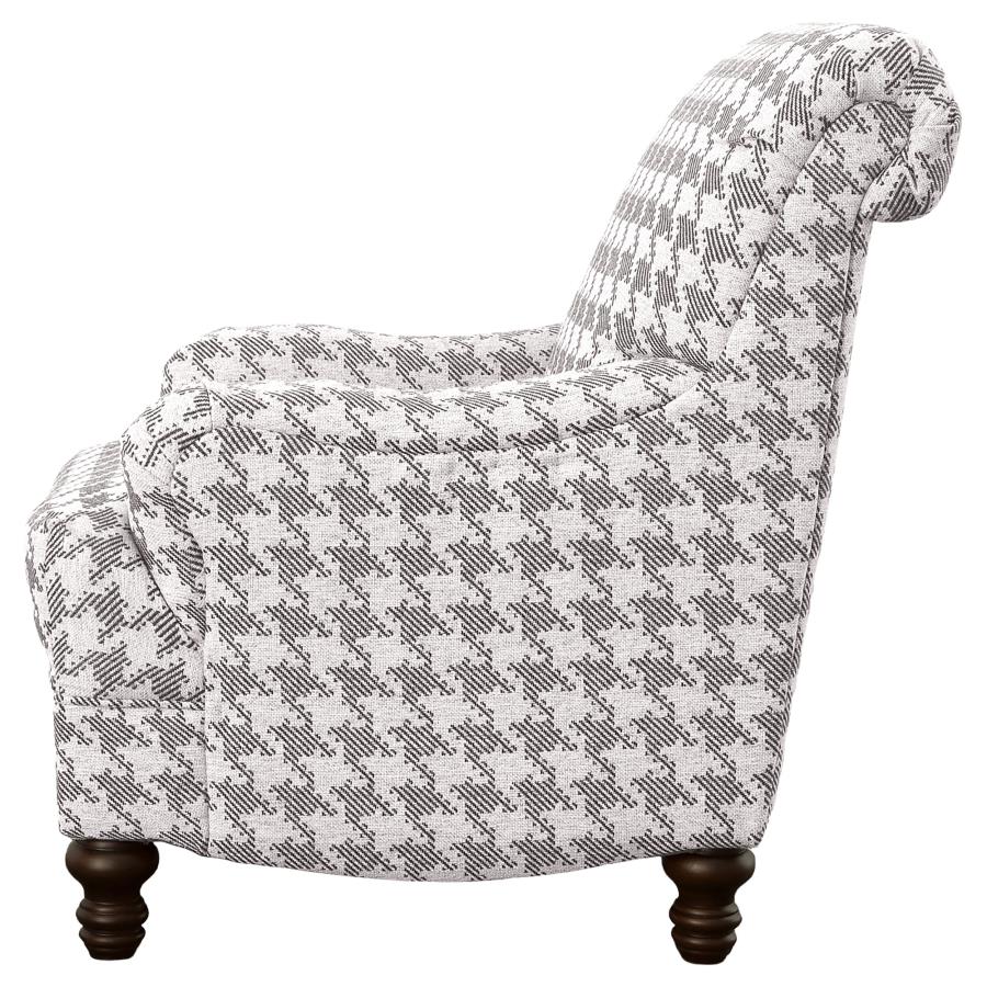 Glenn Upholstered Accent Chair Grey