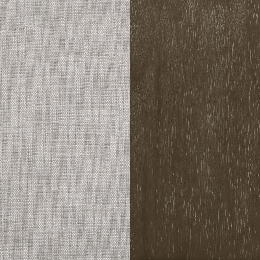 Blanchett Cushion Back Accent Chair Beige And Natural