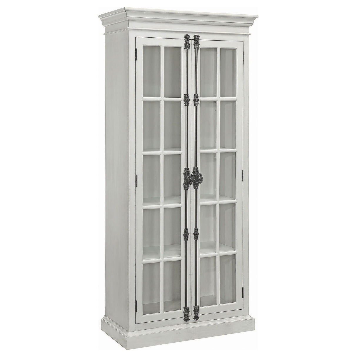 Toni 2-Door Tall Cabinet Antique White