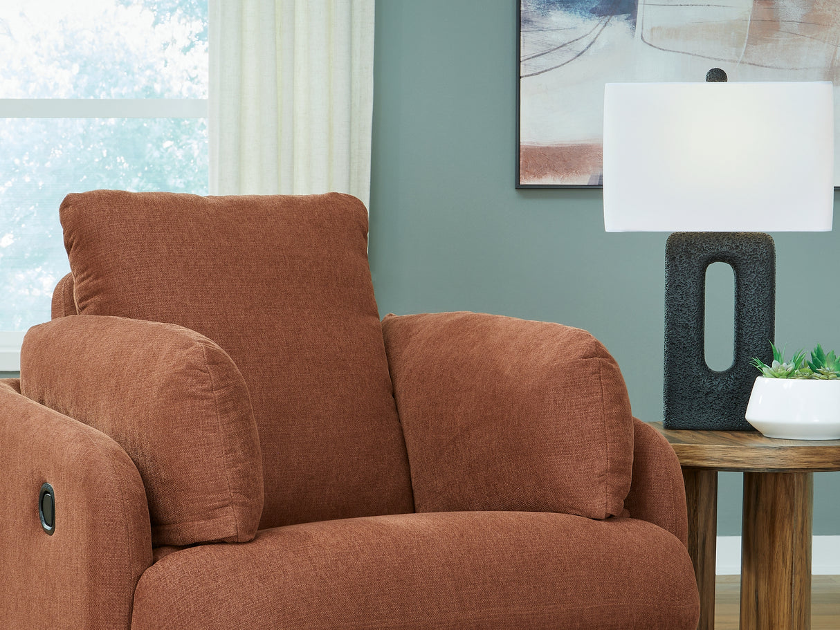 Modmax Spice 3-Piece Sectional Sofa, 2-Piece Loveseat And Swivel Glider Recliner