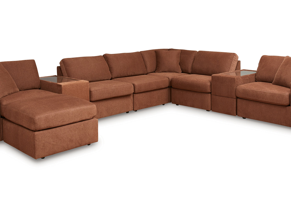 Modmax Spice 8-Piece Sectional And Ottoman