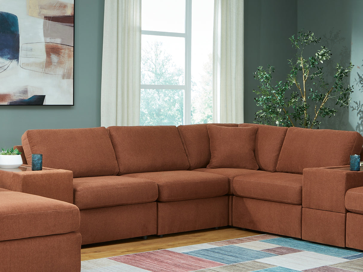 Modmax Spice 8-Piece Sectional And Ottoman