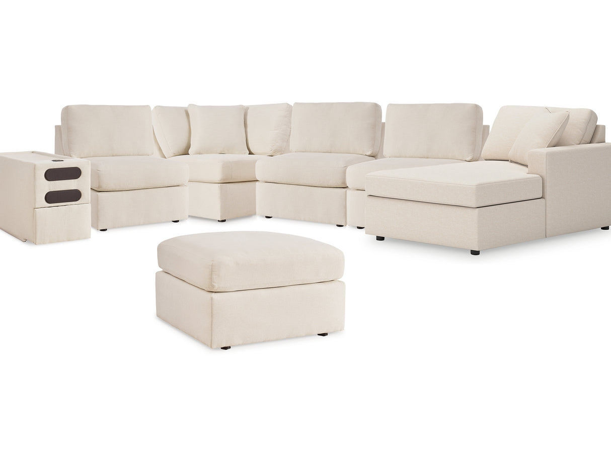 Modmax Oyster 6-Piece Right-Arm Facing Sectional With Chaise And Ottoman