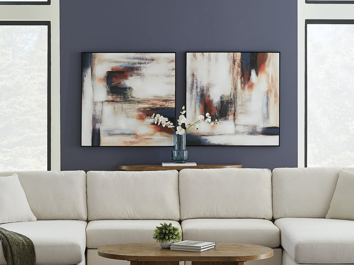 Modmax Oyster 4-Piece Double Facing Sectional With Chaise