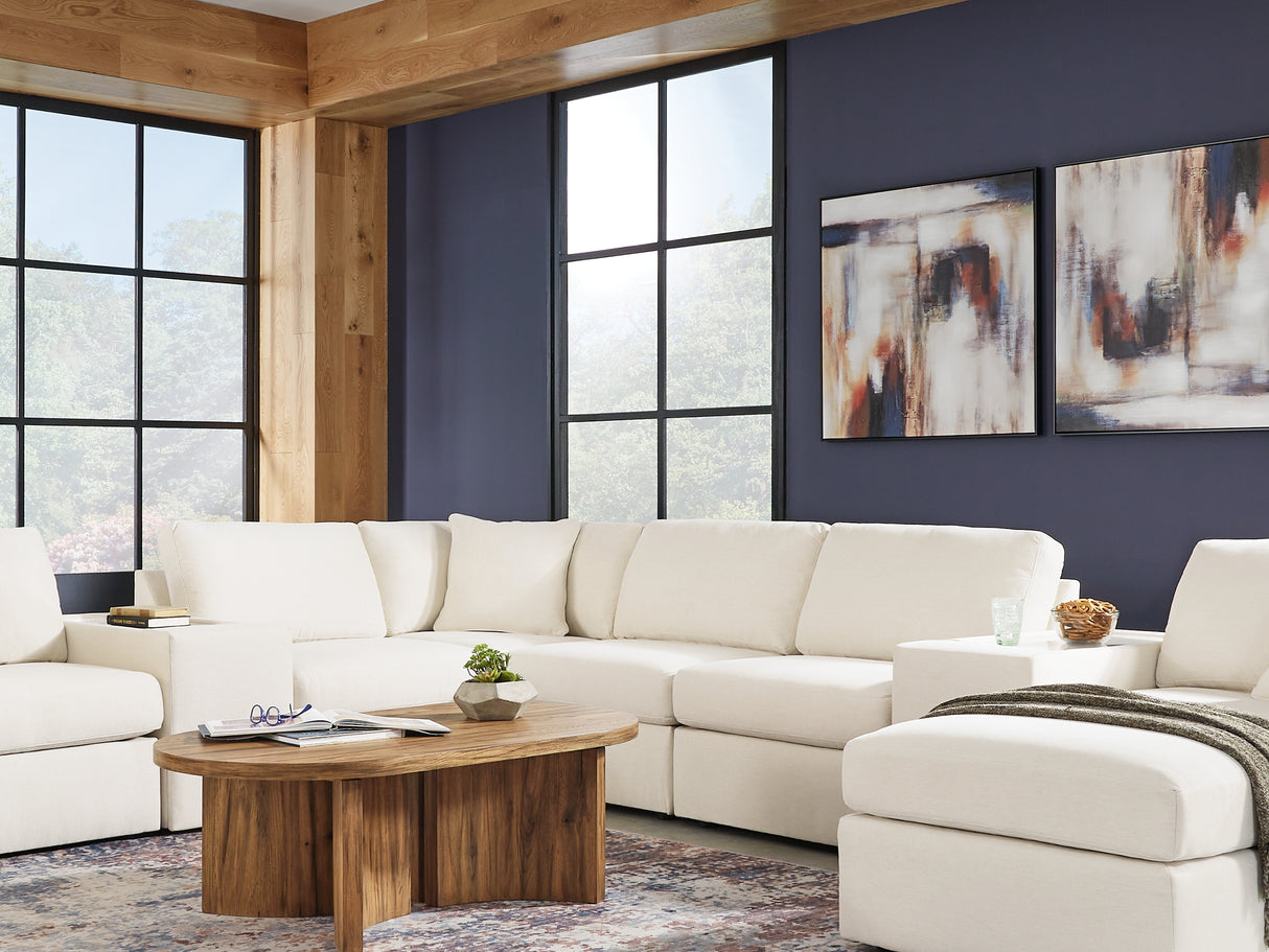 Modmax Oyster 8-Piece Sectional And 2 Ottomans