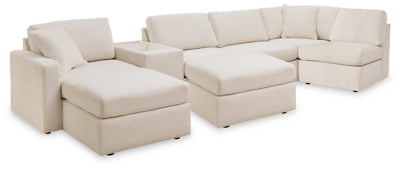 Modmax Oyster 6-Piece Sectional And 2 Ottomans