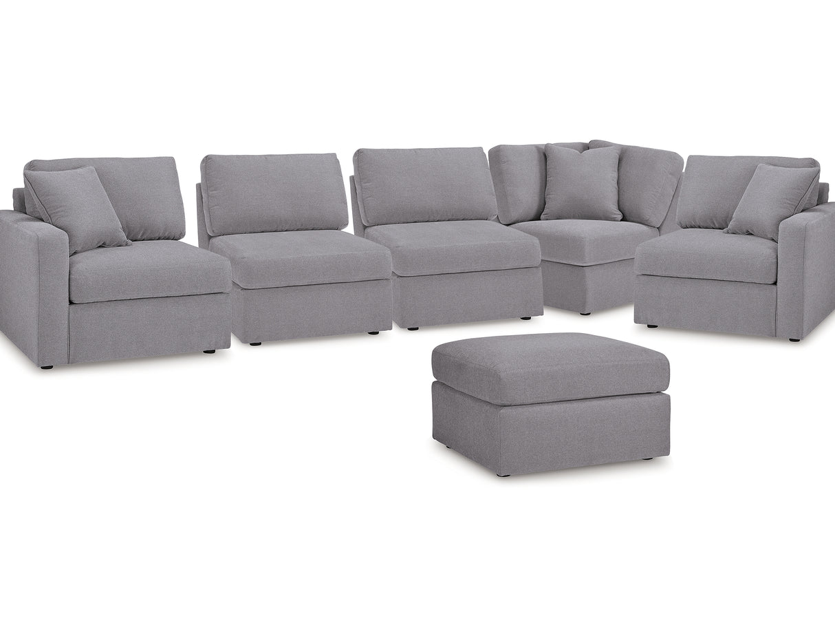 Modmax Granite 5-Piece Sectional And Ottoman