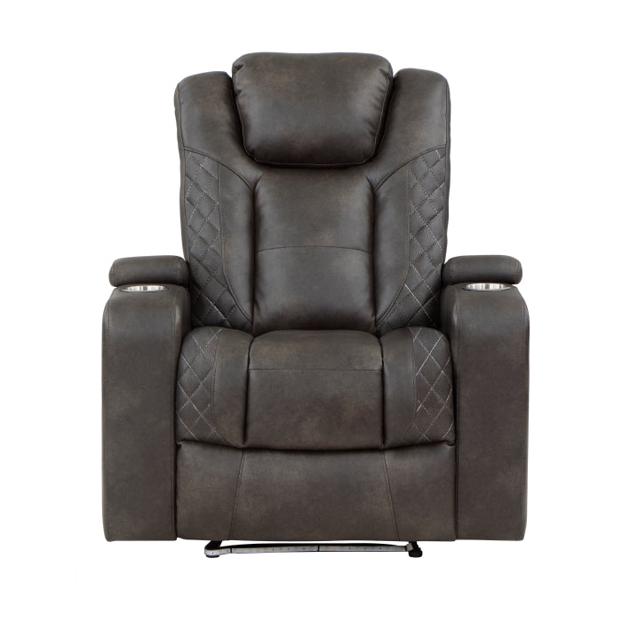 Tabor Dark Brown Power Reclining Chair