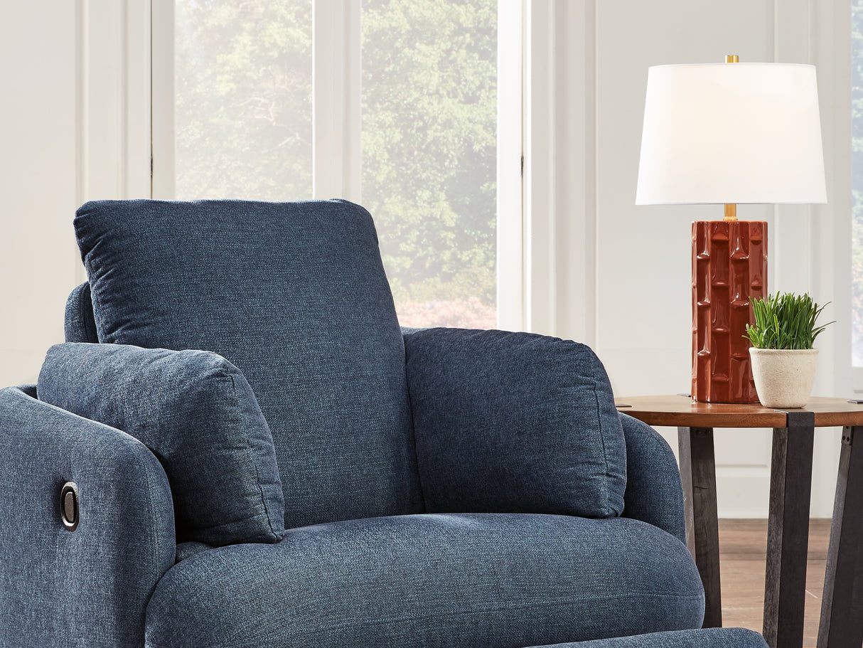 Modmax Ink 6-Piece Sectional And Swivel Glider Recliner