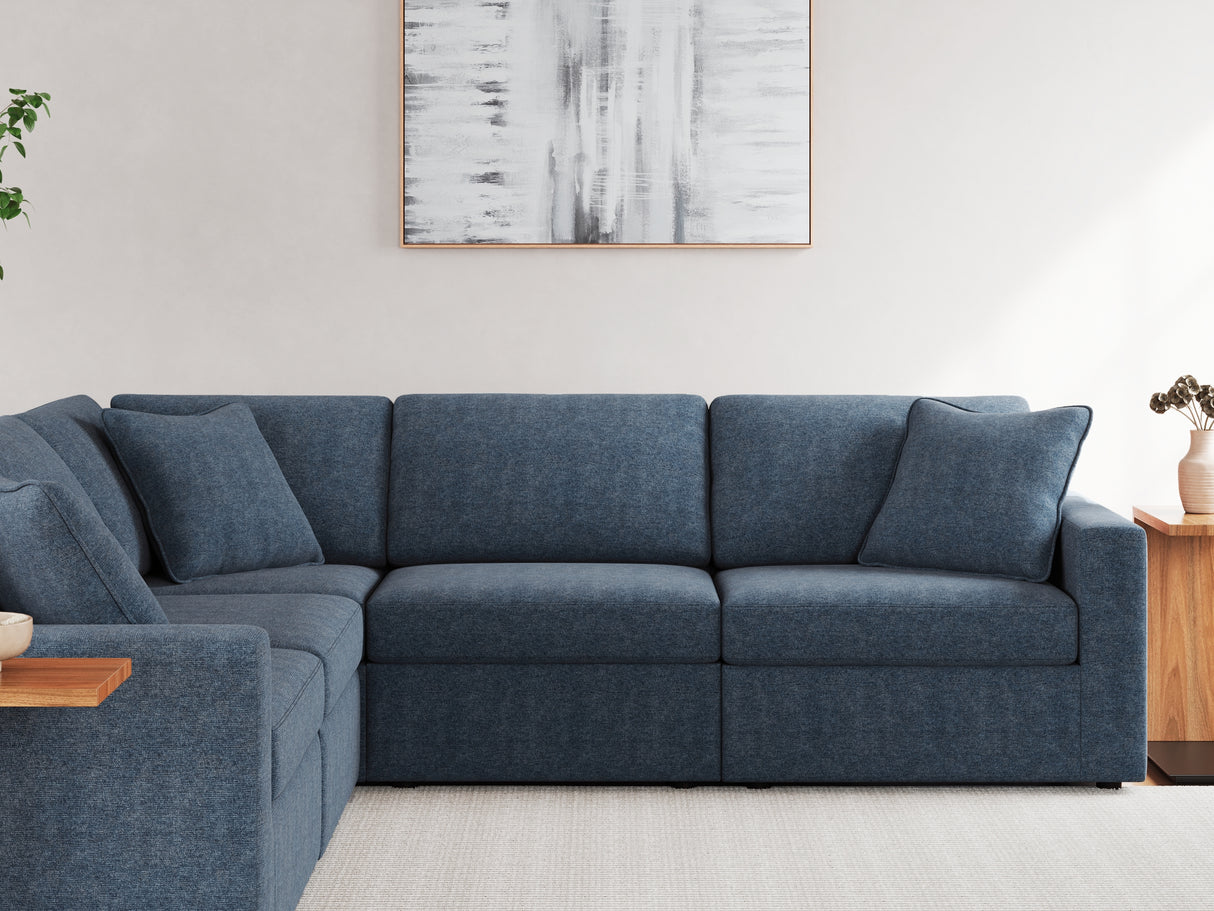 Modmax Ink 5-Piece Sectional And Swivel Glider Recliner