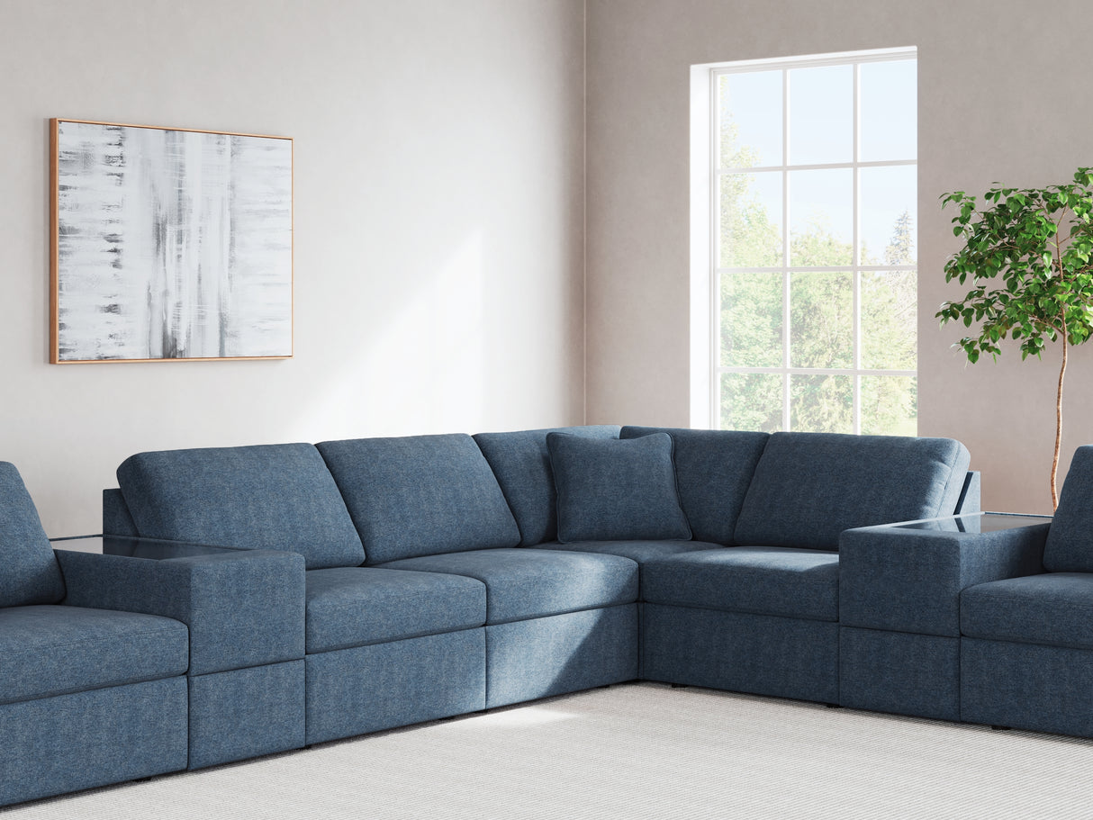 Modmax Ink 8-Piece Sectional And Ottoman