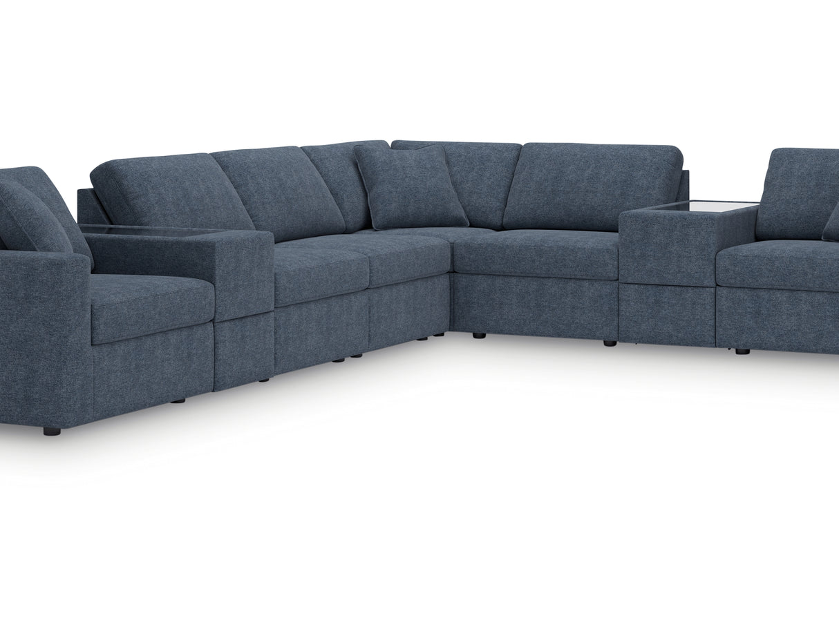Modmax Ink 8-Piece Sectional And Ottoman