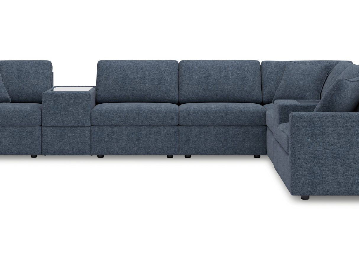 Modmax Ink 8-Piece Sectional And Ottoman
