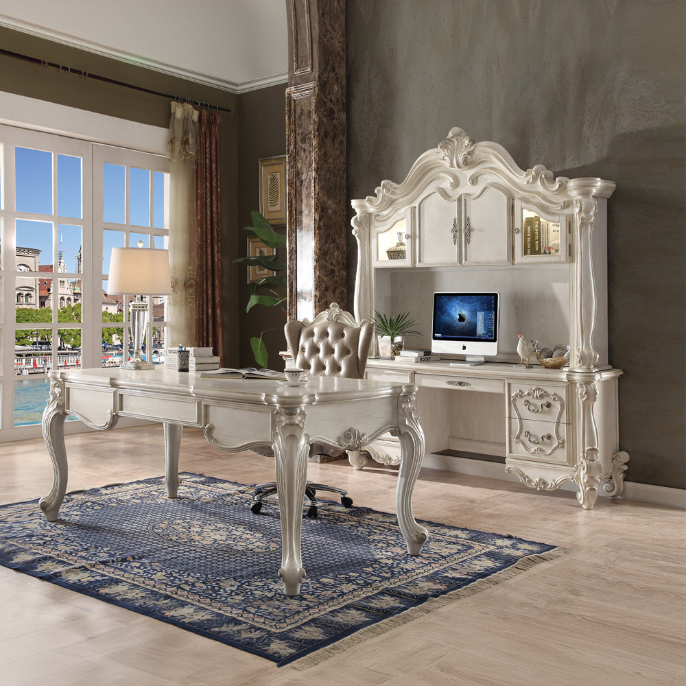 Versailles Bone White Finish Desk