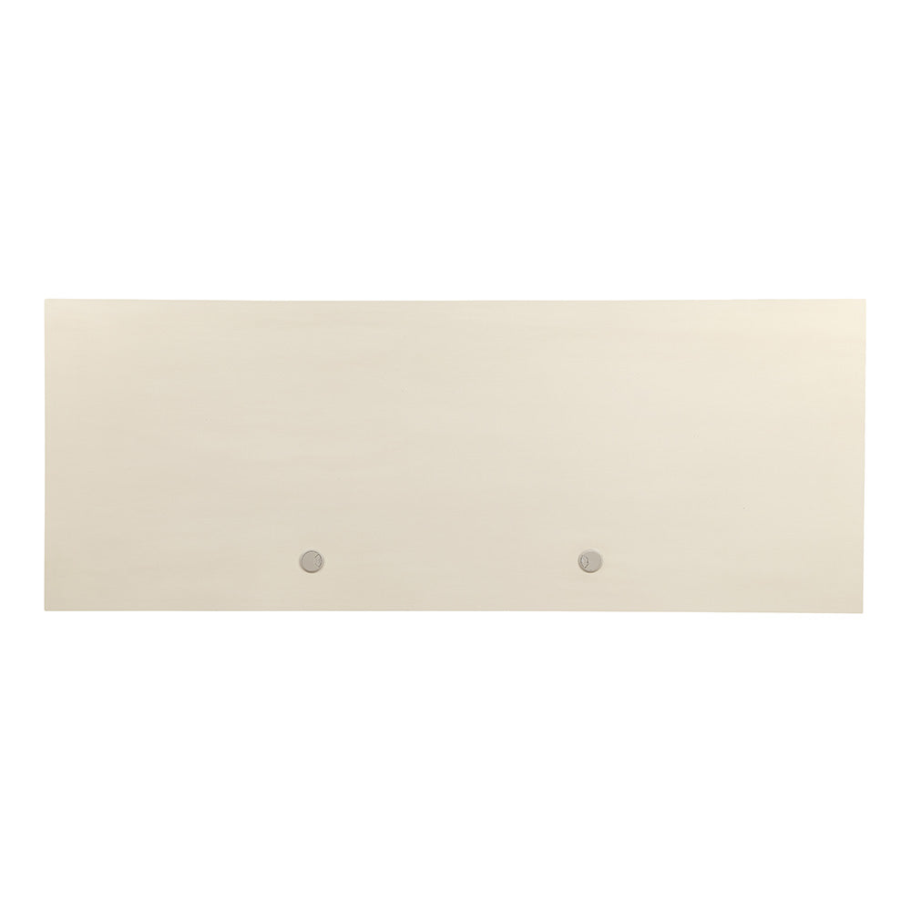 Gustave Cream Finish Executive Desk