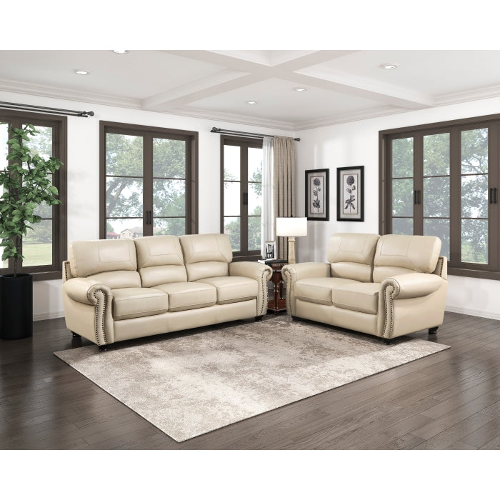 Foxborough Exposed Wood Feet With Espresso Love Seat