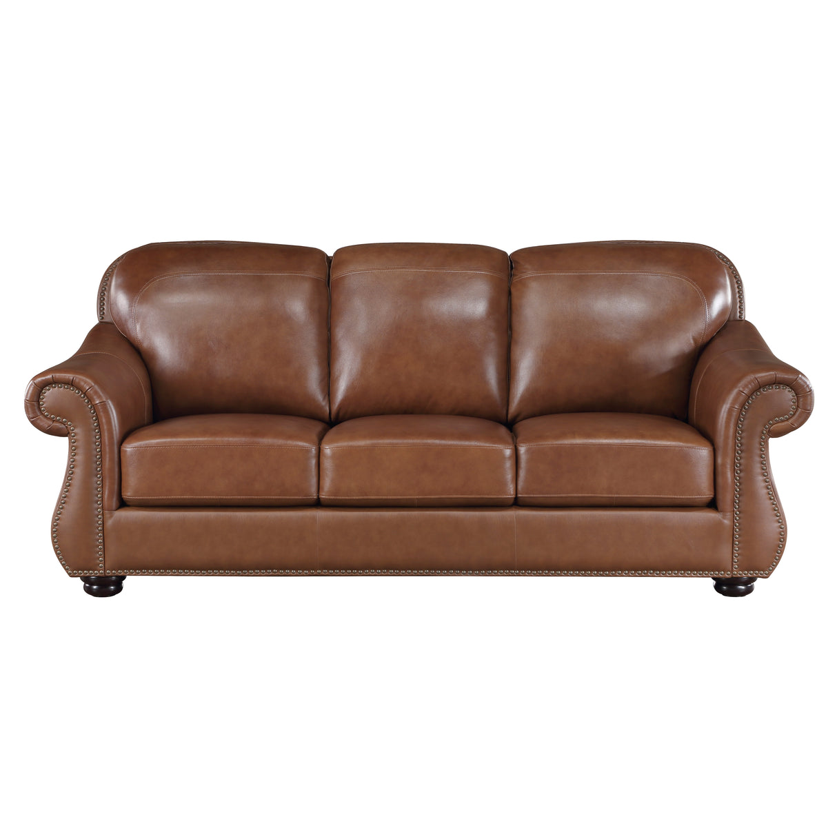 Attleboro Exposed Wood Feet With Espresso Sofa