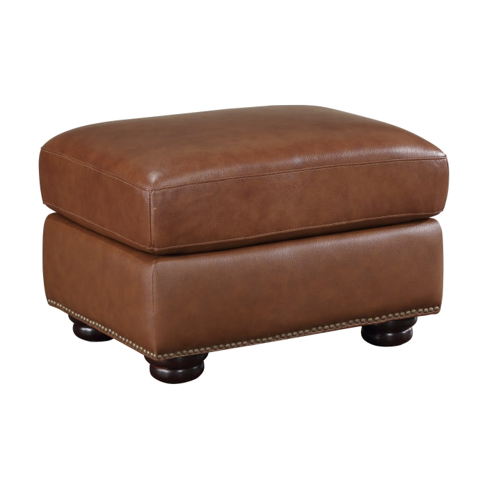 Attleboro Exposed Wood Feet With Espresso Ottoman