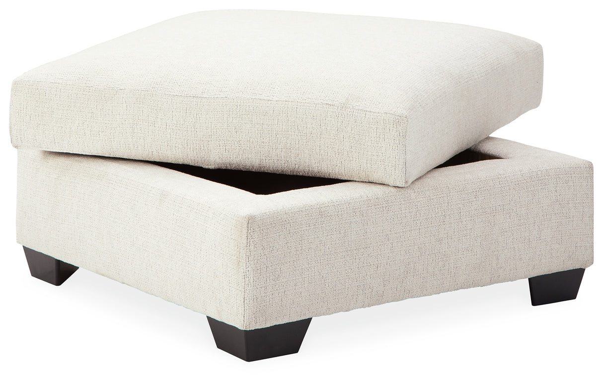Cambri Snow Ottoman With Storage