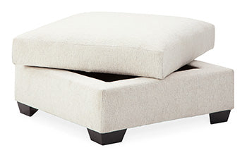 Cambri Snow Ottoman With Storage