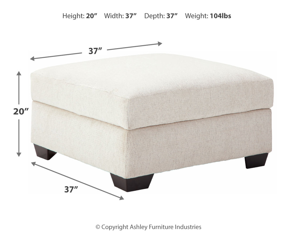 Cambri Snow Ottoman With Storage
