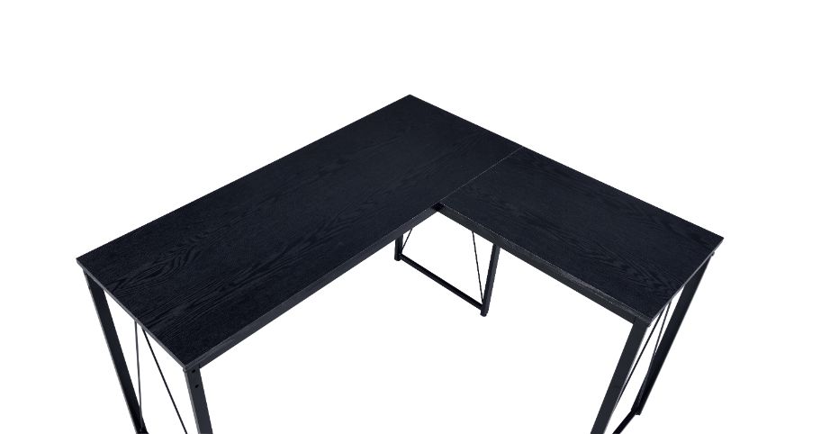 Zetri Black Finish Writing Desk