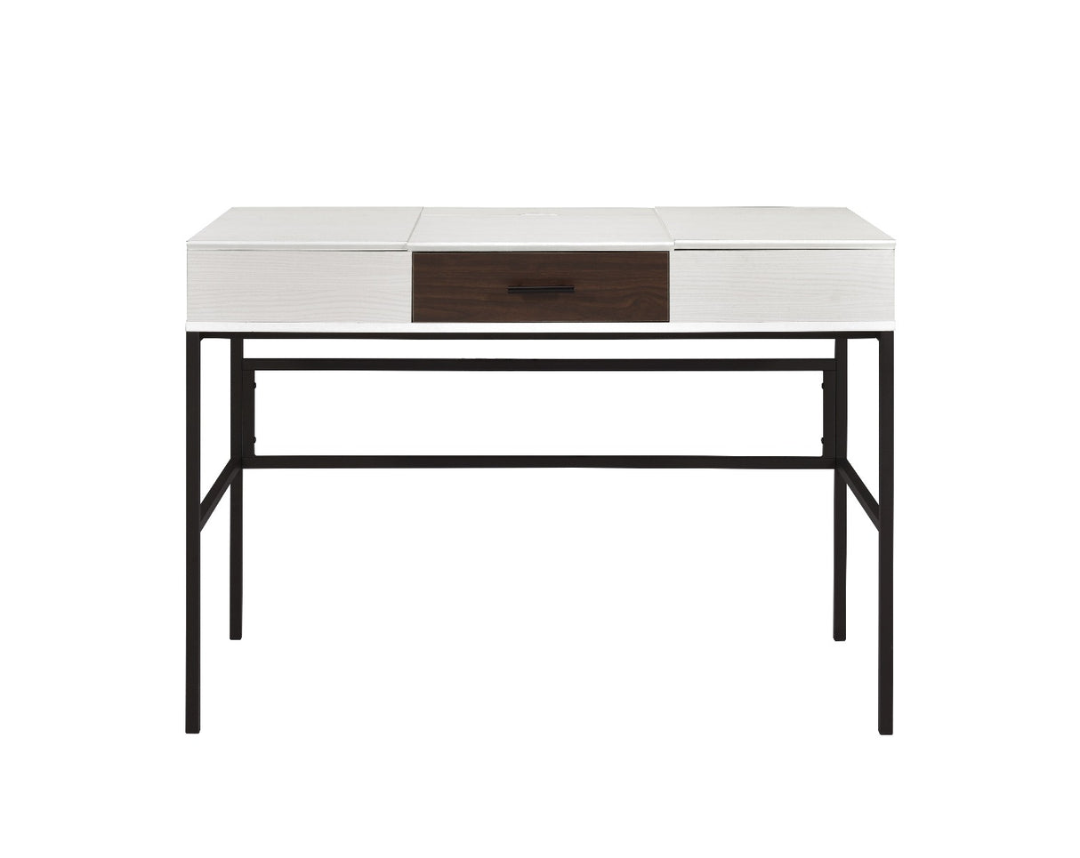 Verster Natural & Black Finish Desk