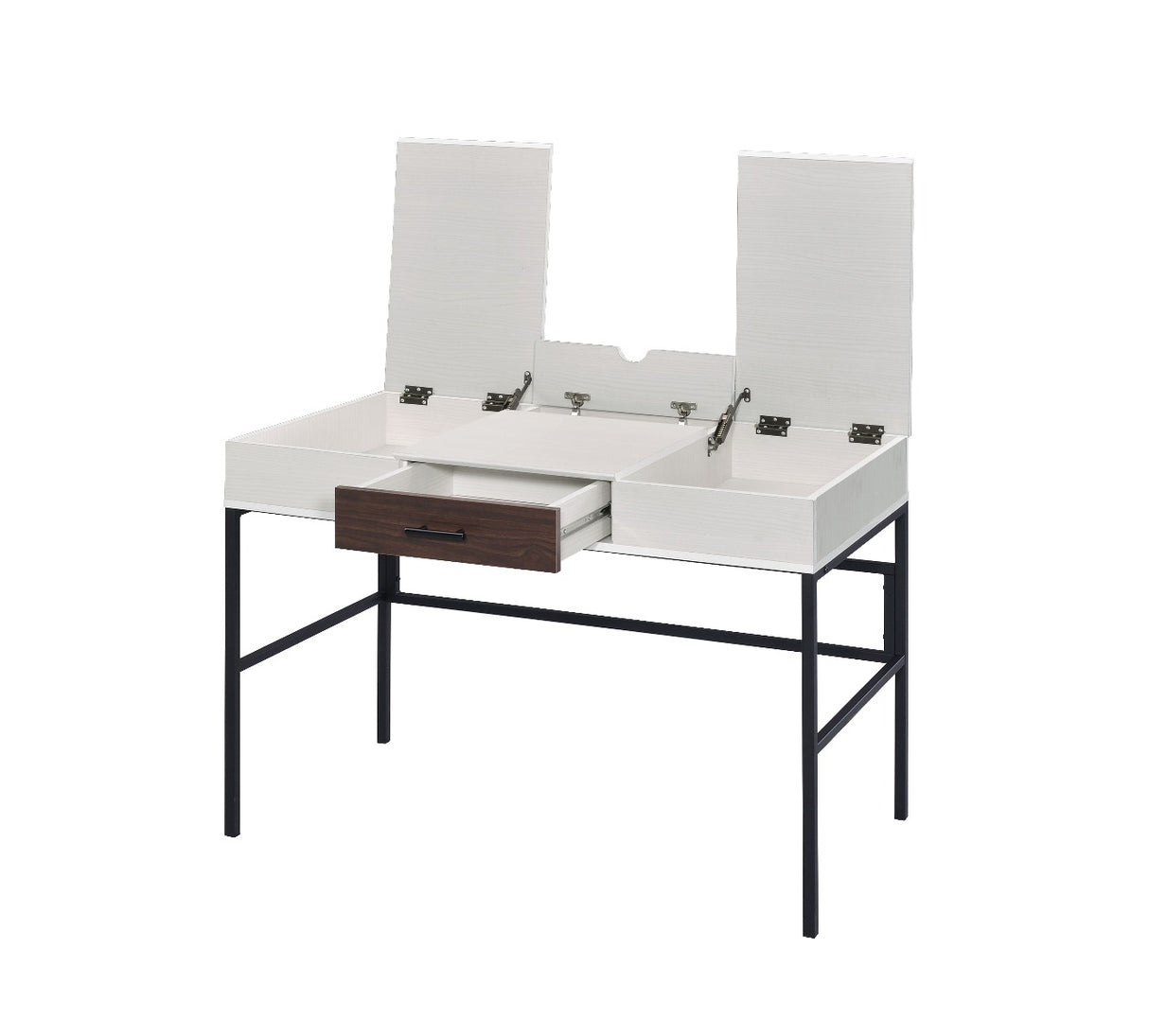 Verster Natural & Black Finish Desk