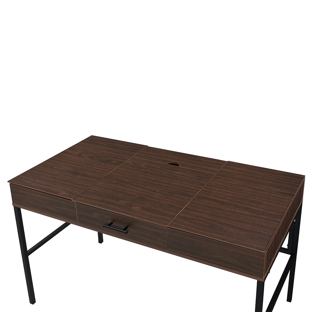 Verster Oak & Black Finish Desk