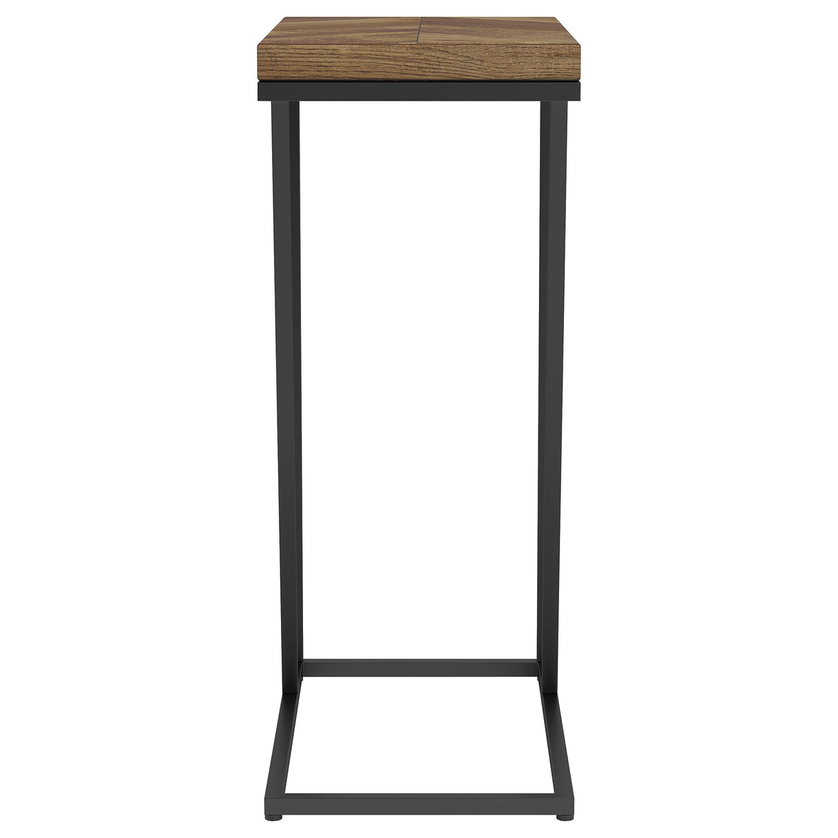 Sergio Chevron Rectangular Accent Table Tobacco