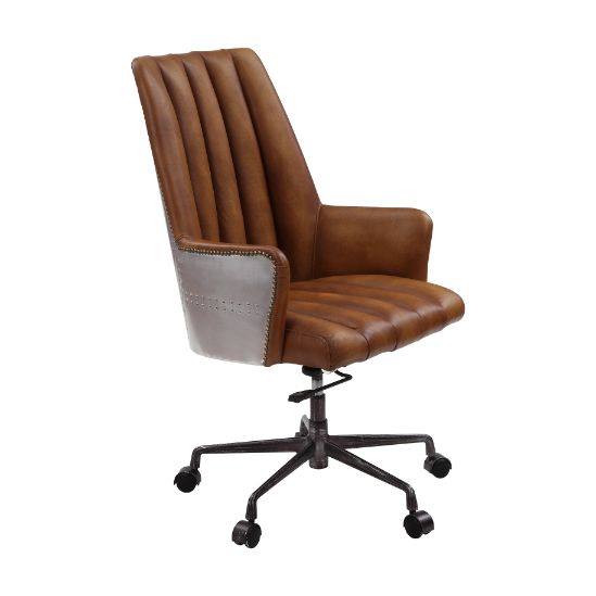 Salvol Sahara Top Grain Leather & Aluminum Office Chair