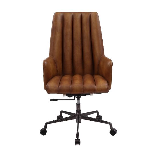 Salvol Sahara Top Grain Leather & Aluminum Office Chair
