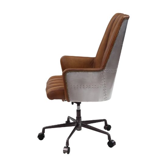Salvol Sahara Top Grain Leather & Aluminum Office Chair