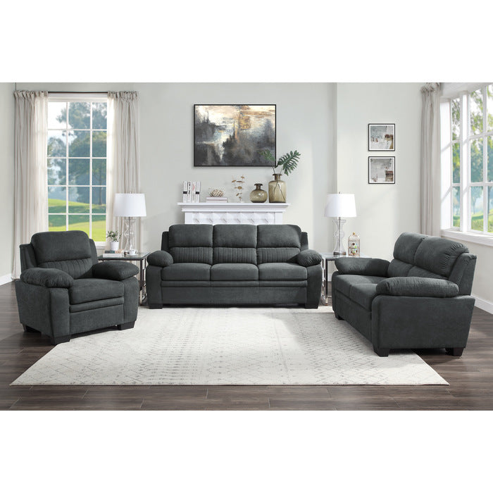 Holleman Dark Gray Loveseats