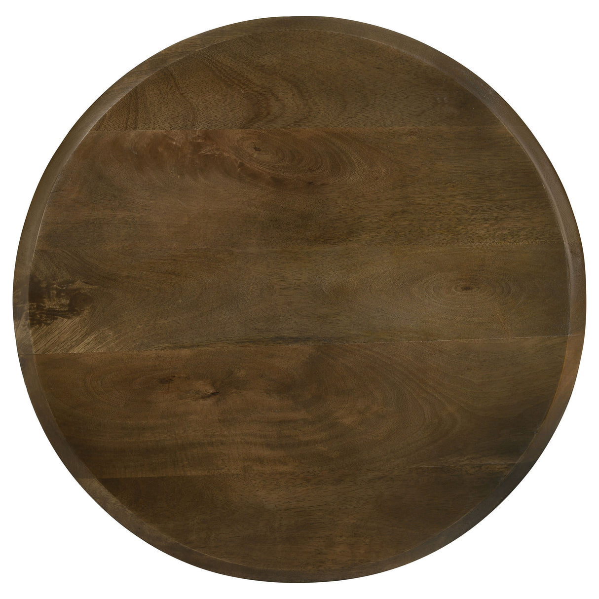 Deja 3-Piece Round Nesting Table Natural And Gunmetal
