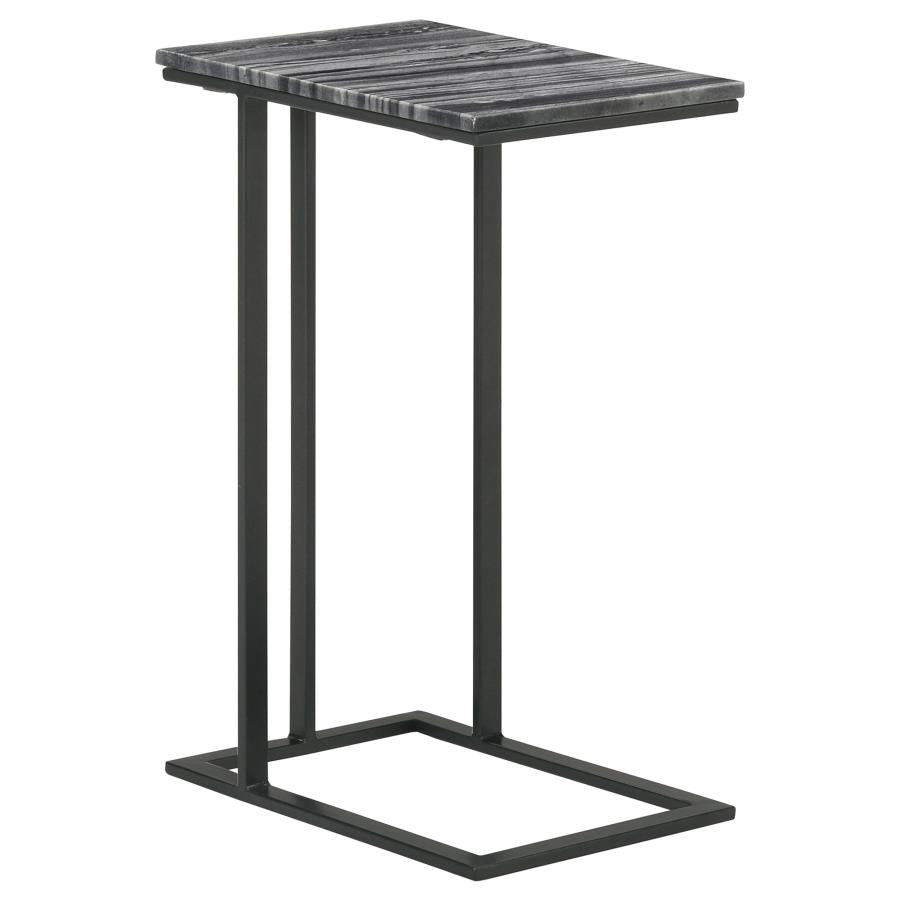 Vicente Accent Table With Marble Top Grey