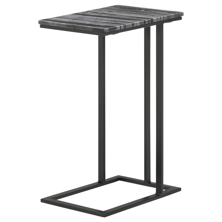 Vicente Accent Table With Marble Top Grey