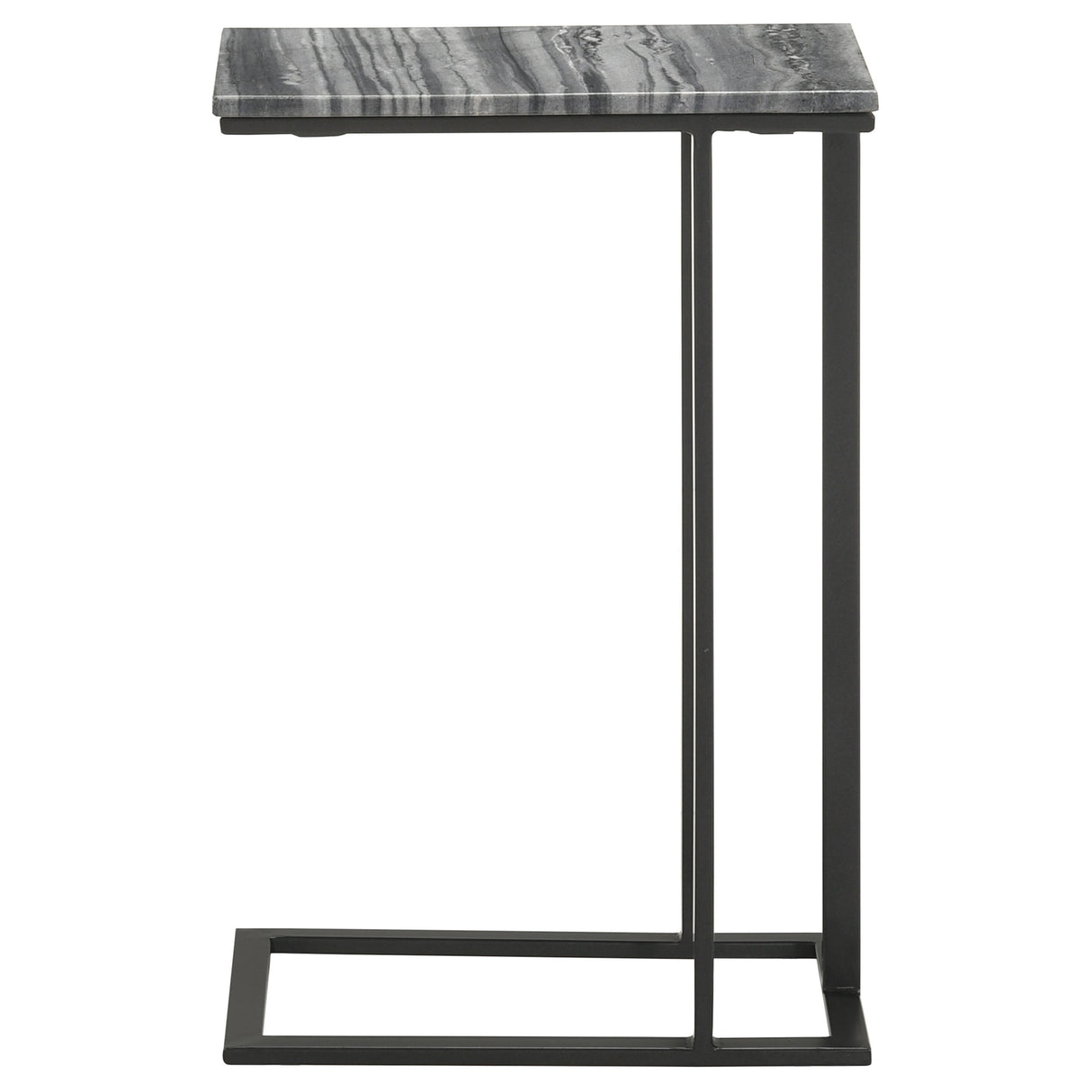 Vicente Accent Table With Marble Top Grey