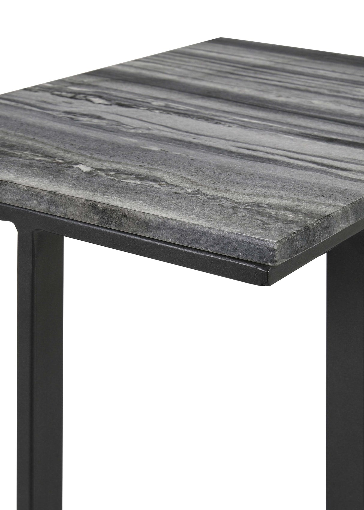 Vicente Accent Table With Marble Top Grey