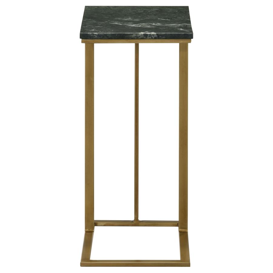 Vicente Accent Table With Marble Top Grey