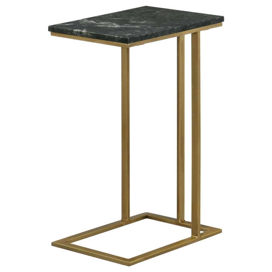 Vicente Accent Table With Marble Top Grey