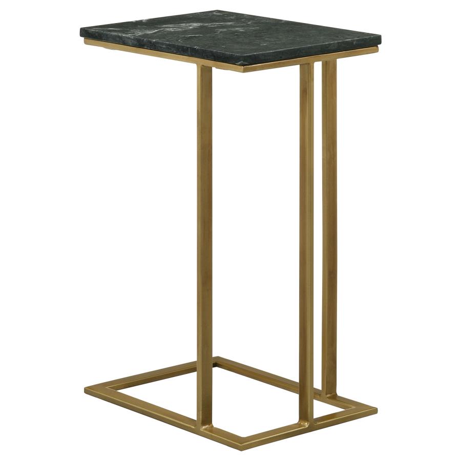 Vicente Accent Table With Marble Top Grey