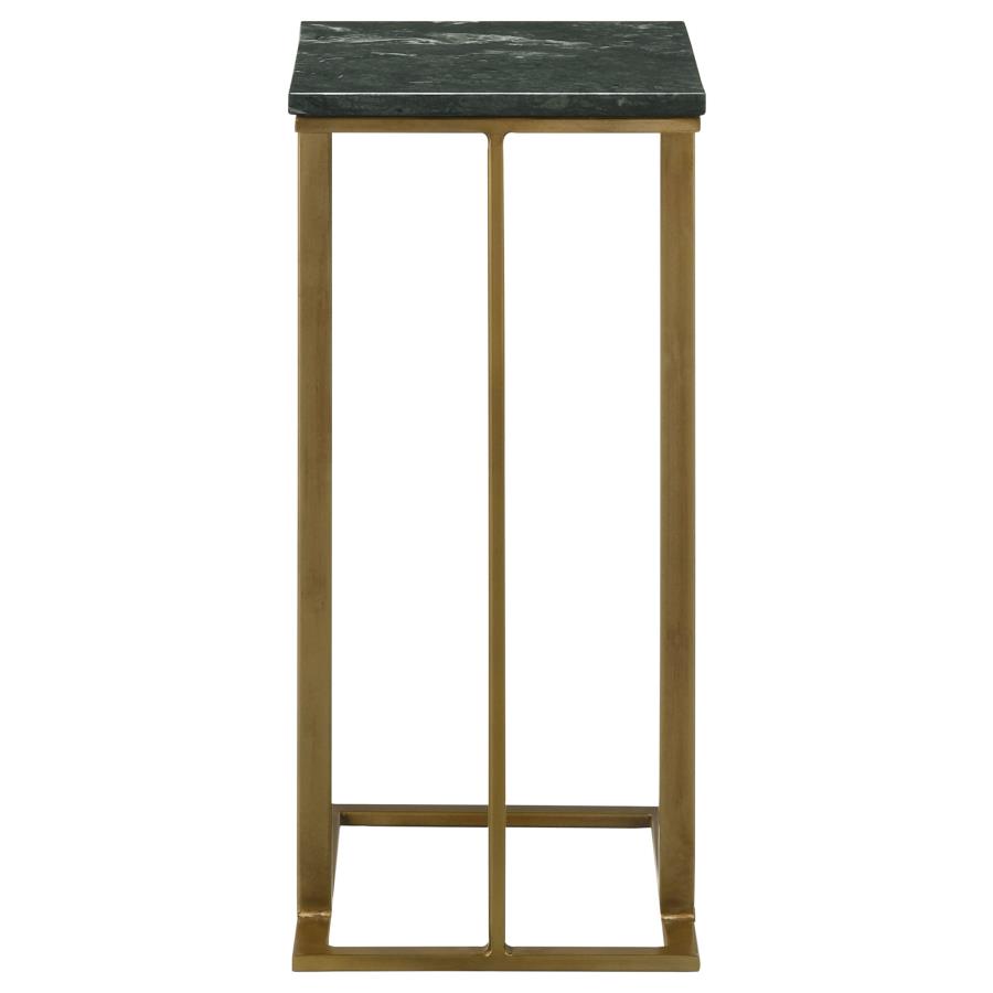 Vicente Accent Table With Marble Top Grey