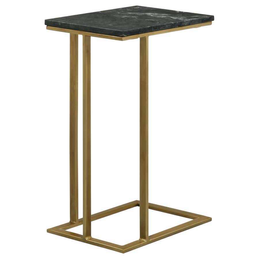 Vicente Accent Table With Marble Top Grey